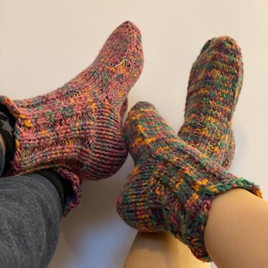 Hand Made Knitted Socks « Recycled » look edition!