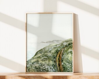 Oostkust Cliff-Art Print