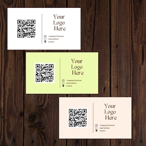 Business Card QR code FREE Shipping