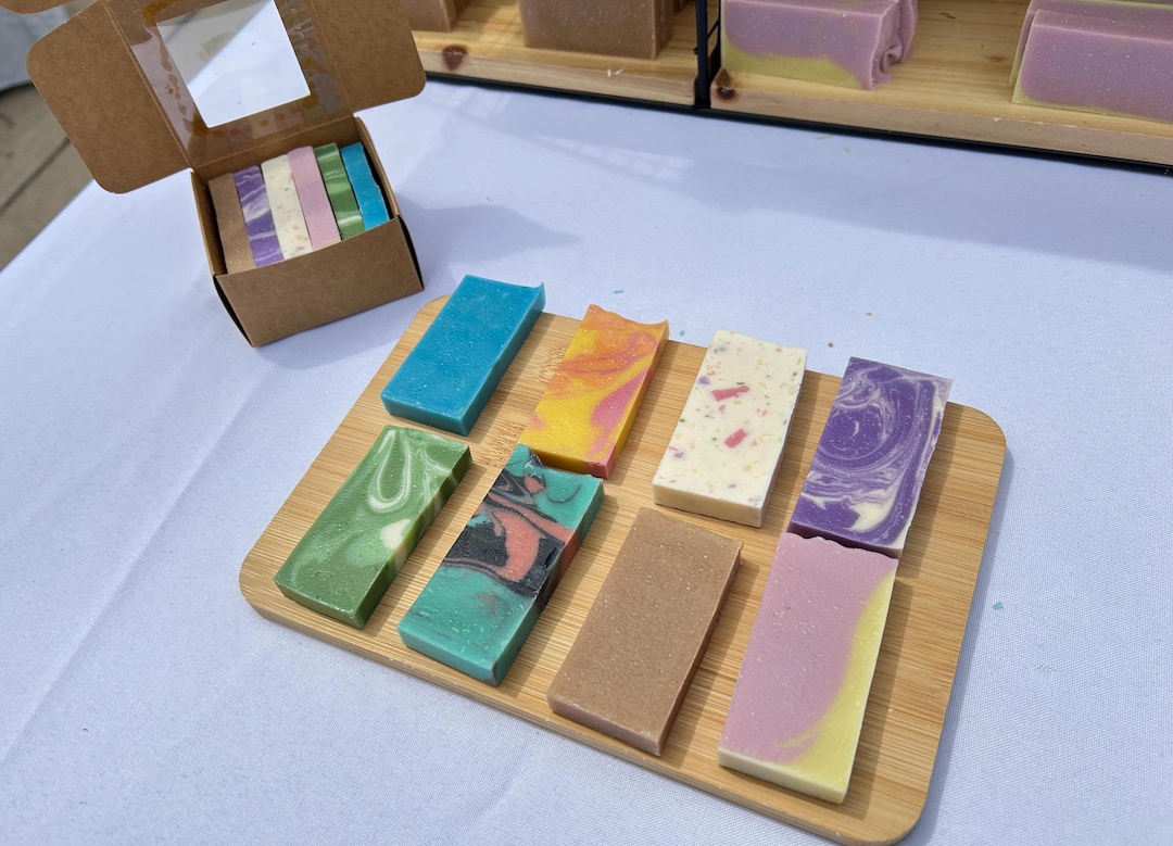 Sample Soap Box Set Handcrafted Soap Sampler Box - Etsy