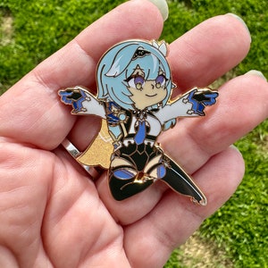 Genshin Eula Chibi Pin