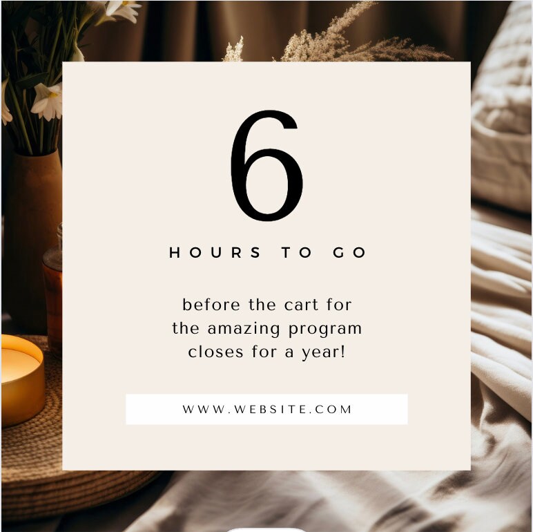 Countdown Graphics Template Canva Template Countdown Templates for ...