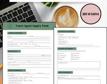 Travel Agent Intake Forms - Etsy