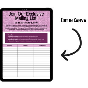 Mailing List Sign up Template Canva Subscribe to Our Newsletter Email Mailing List Sign up Template Canva Subscribe to Our Newsletter Email