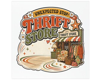 Magnes na samochód w stylu retro z ilustracji ze sklepu z używanymi rzeczami | Projekt na pchlim targu