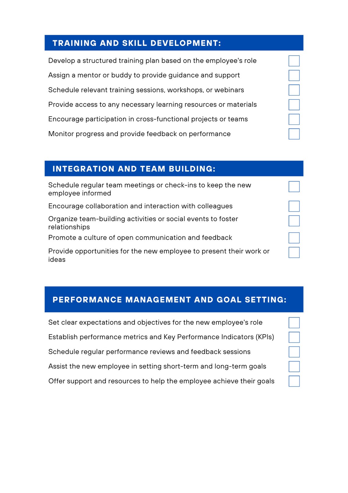New Employee Onboarding Checklist Template Editable Canva Design Etsy
