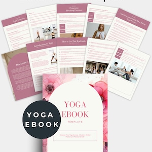 Yoga Ebook Template: Wellness Coach Guidebook (Canva, 24 Pages)