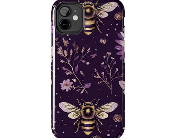 Etui na telefon z motywem kwiatowym Golden Bee | Wytrzymałe etui na telefon