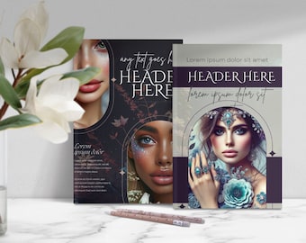 Mystical Ebook Cover Template: 20 Canva Editable Front Covers (Digital)