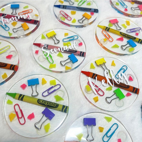 Teacher Gifts Resin Coaster 60+ Gift Ideas for 2024