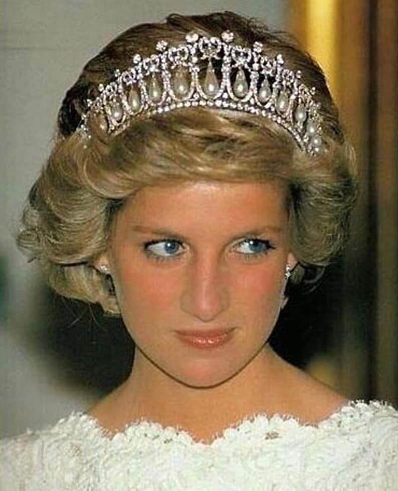 Princess Diana Tiara Wedding Tiara Bridal Tiara Royal - Etsy