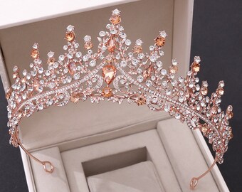 Seialoy Rose Golden Crown Carruaje Encanto Pulsera Femenina Seialoy Rose Golden Crown Carruaje Encanto Pulsera Femenina