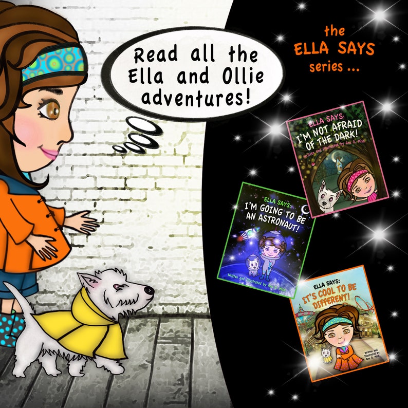 Ella Says: It's Cool to be Different Childrens book, kids book, illustrated, picture book, kids gift, self published book, peer pressure image 7