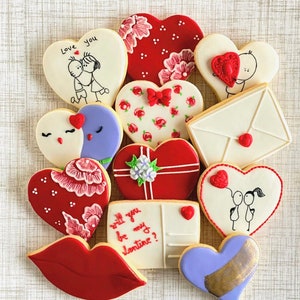 Valentines day sugar cookies, Valentines cookies, Valentines sugar cookies