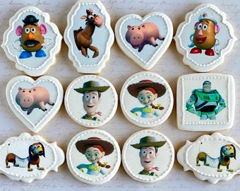 Cookies de logo / Galleta de foto / Galleta de regalo de foto / Galleta de foto / Galleta de foto de cumpleaños / Galletas corporativas UNA DOCENA (12)