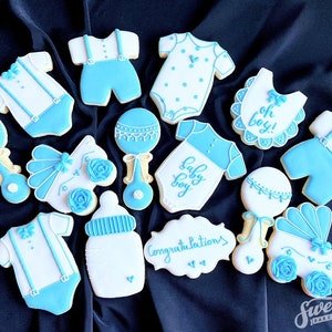 Baby Shower Cookies, Coming Soon baby shower cookies, Baby Girl Cookies, Cute Gender reveal cookies, Baby cookies, ONE DOZEN (12)