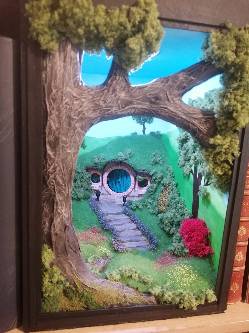 Book Nook Lord of the Rings Etsy