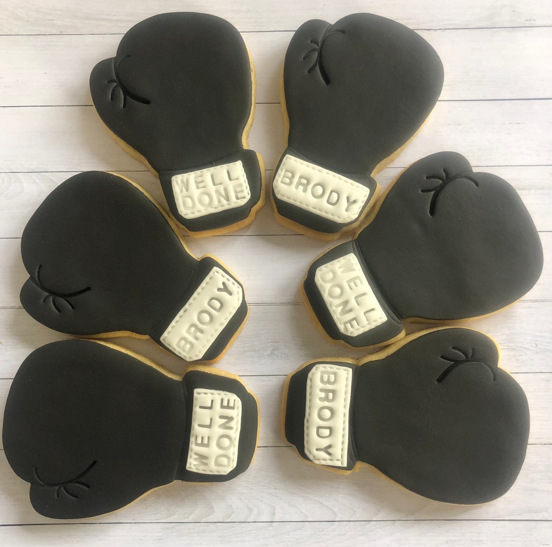 Boxing Glove Cookies - Etsy