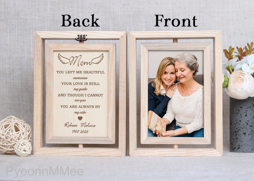 Mother Memorial Picture Frame Mom Memorial Poem Gift Loss of - Etsy