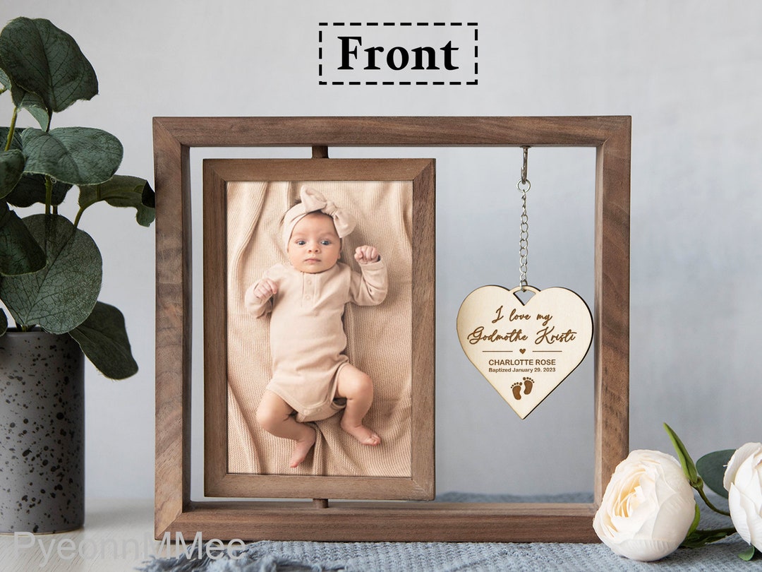 Personalized Baptism Photo Frame, Christening Gifts, Baptism Gifts for