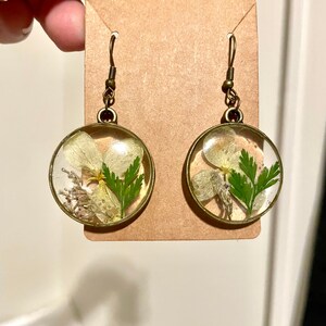 Floral earrings