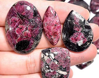 26X15X6 mm AA-7348 Outstanding Top Grade Quality 100% Natural Eudialyte Radiant Shape Cabochon Loose Gemstone For Making Jewelry 27.85 Ct