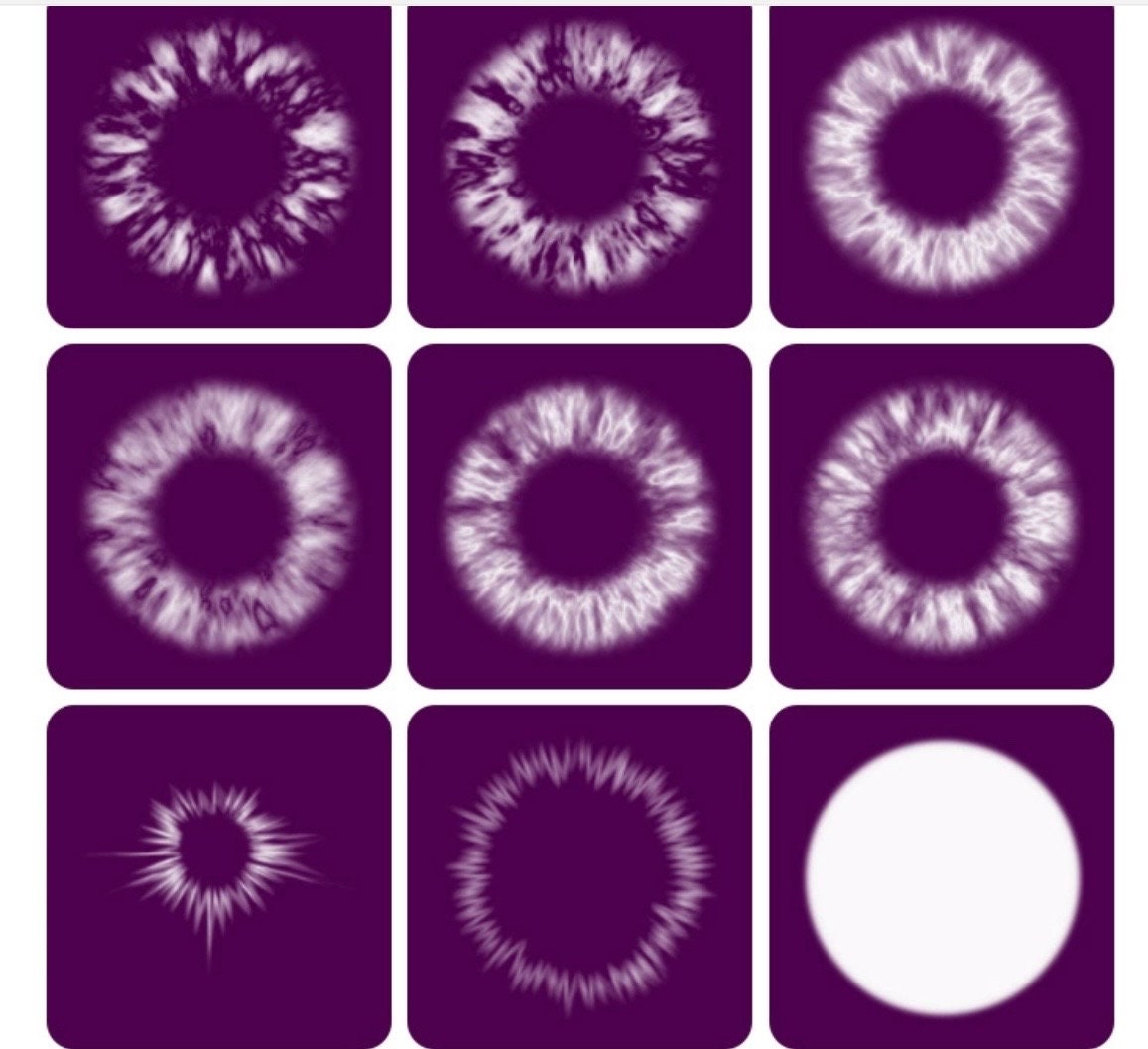 72 Eye Iris Photoshop Procreate Brushes Iris Photoshop Stamps Eye Catch ...