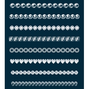 37 Jewelry Brushes Necklace brushes Pearl Rhinestone brushes Photoshop or Procreate for digital art photography graphic design