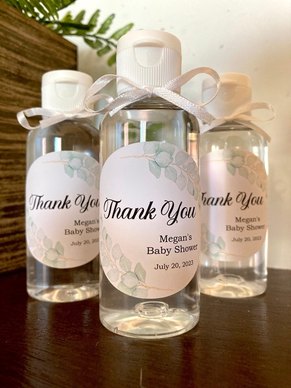 Personalized Baby Shower Favor Bottles EMPTY Custom Baby Etsy