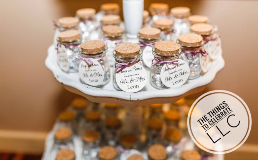 Set of 30 Mini Cork Jars Wedding Favor Jars Party Favor Cork Jars