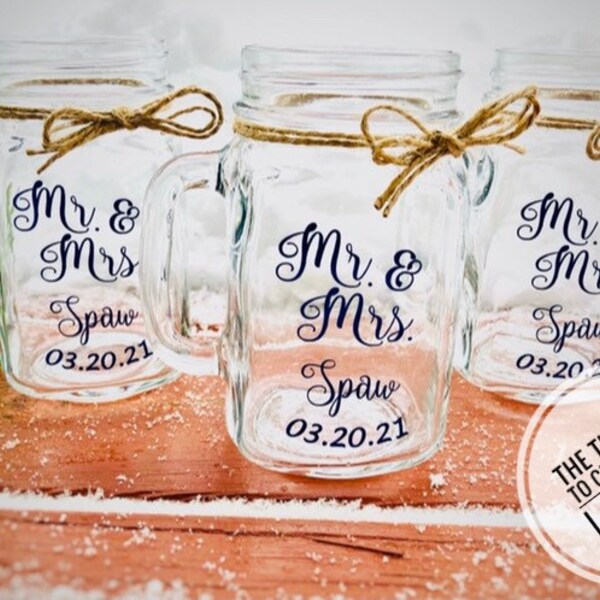 Wedding Favor Jars Etsy
