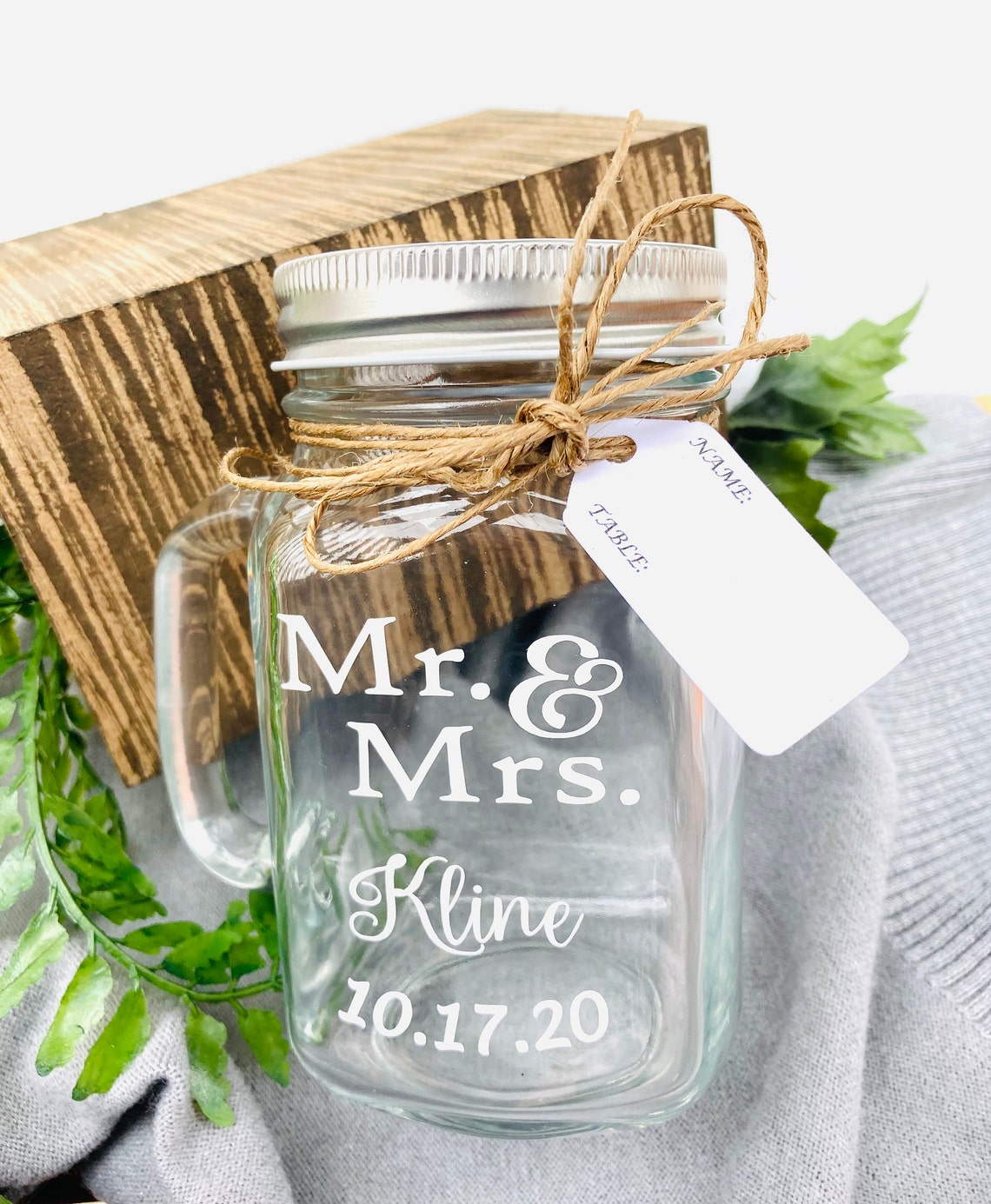 Farmhouse Style Wedding Jars Set of 12 Bulk Wedding Jar | Etsy