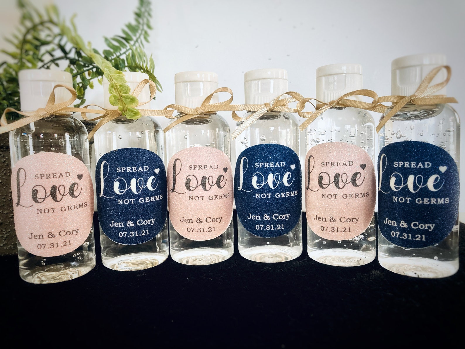 Personalized Wedding Favor Bottles EMPTY Personalized Etsy