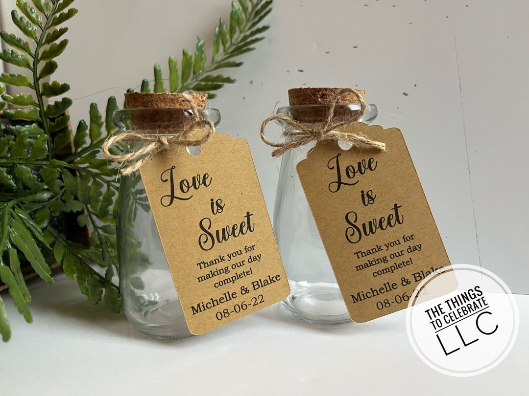 Personalized Wedding Jars Wedding Favor Jars Bridal Shower Jars Wedding