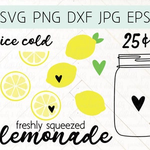 Lemon svg, Lemon svg Bundle, Lemonade svg, Lemonade svg Bundle, Summer svg, Lemon Decor, Cut files