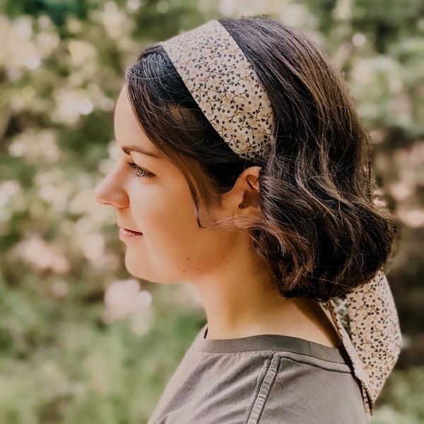 Hair Scarf Headband | Long Tail Scarf | Skinny Bandana | Hair Tie | Knot Headband | Boho Ponytail Tie | Bun Scarf | The Northern Loom