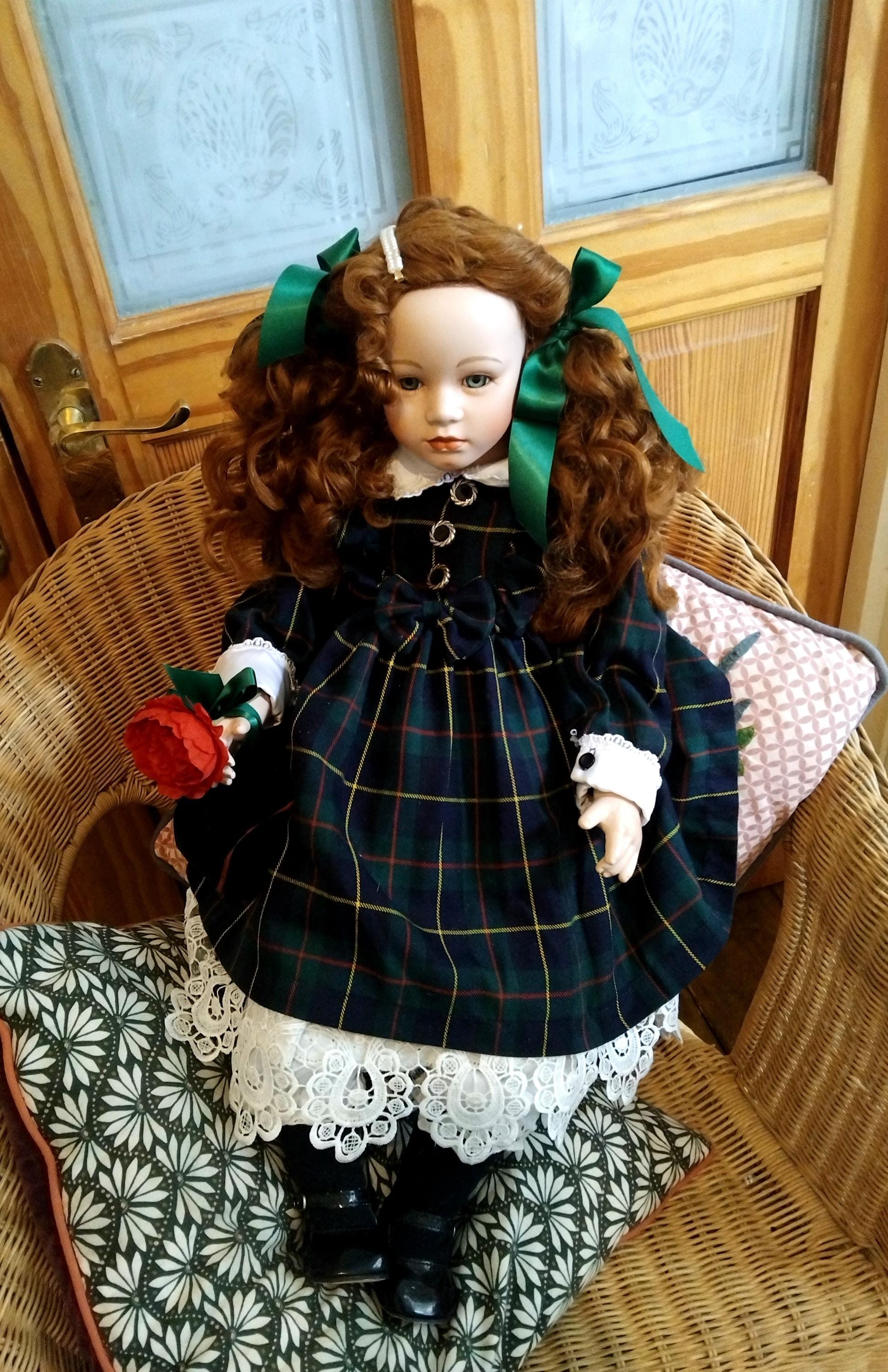 Large porcelain doll vintage - Etsy 日本