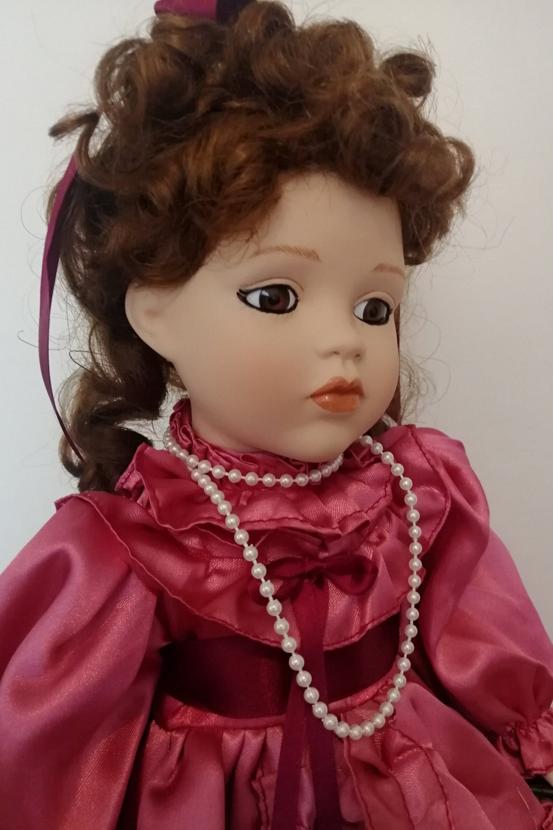 Stunningly Striking Alberon Vintage Porceline Doll, Gift Ready, Spa