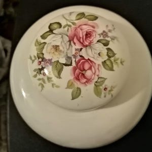 Large 18cm Tall /Rounded Vintage James Kent Staffordshire Ginger Jar in Pristine condition Gift perfect