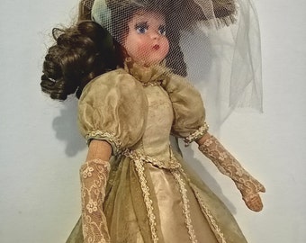 Fantastically Fabulous Boudoir doll, Miss Josephine Everdean a 1920's/30's Masked Doll, Fully Restored and ready to stand in a collection.