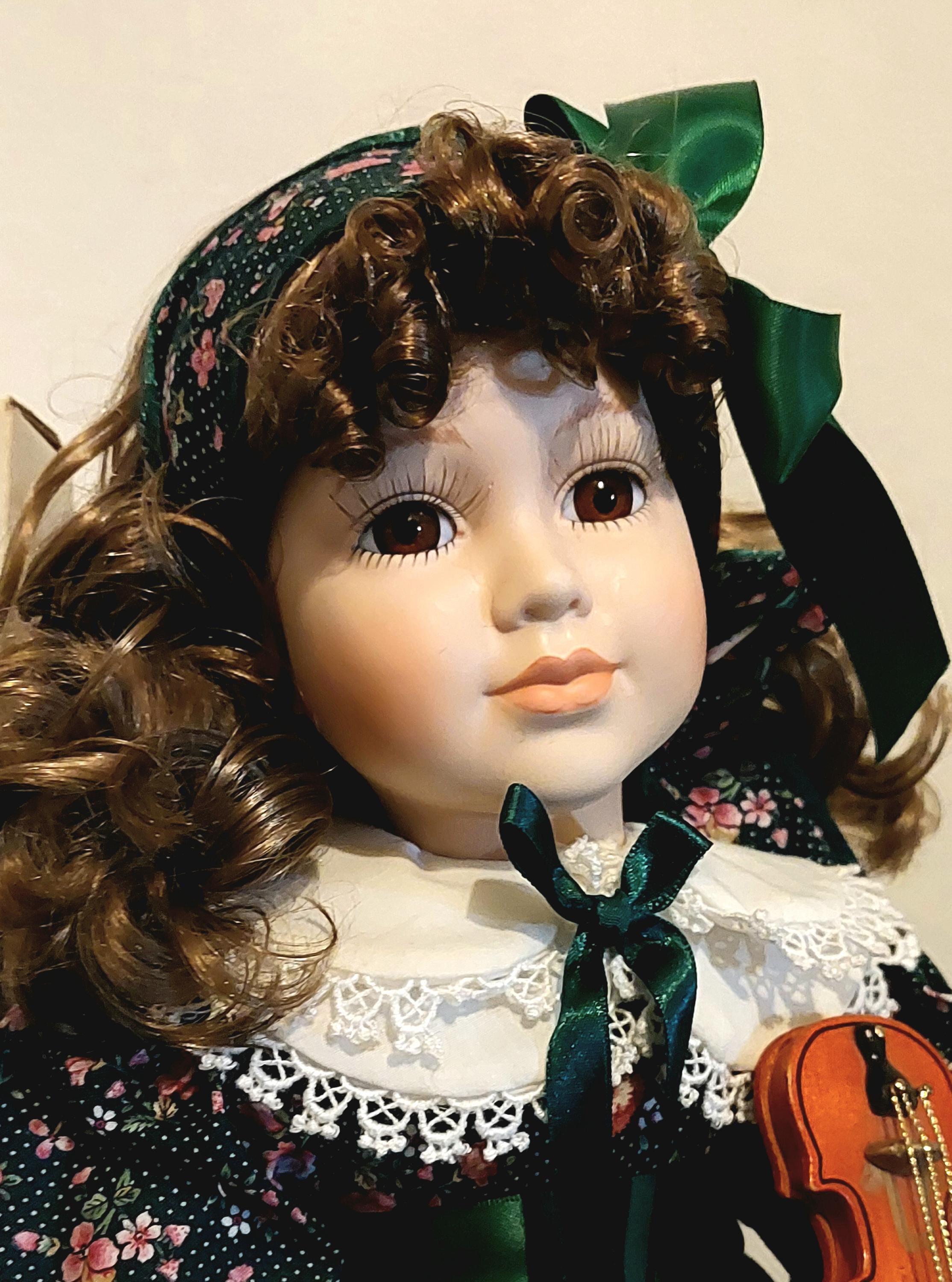 アンティーク イタリア製 人形 マイ・フェア・レディ風 貴族の女性