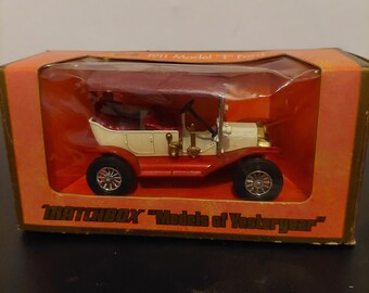 Matchbox Models of Yesteryear, No Y-1 1911 Model T Ford, Red