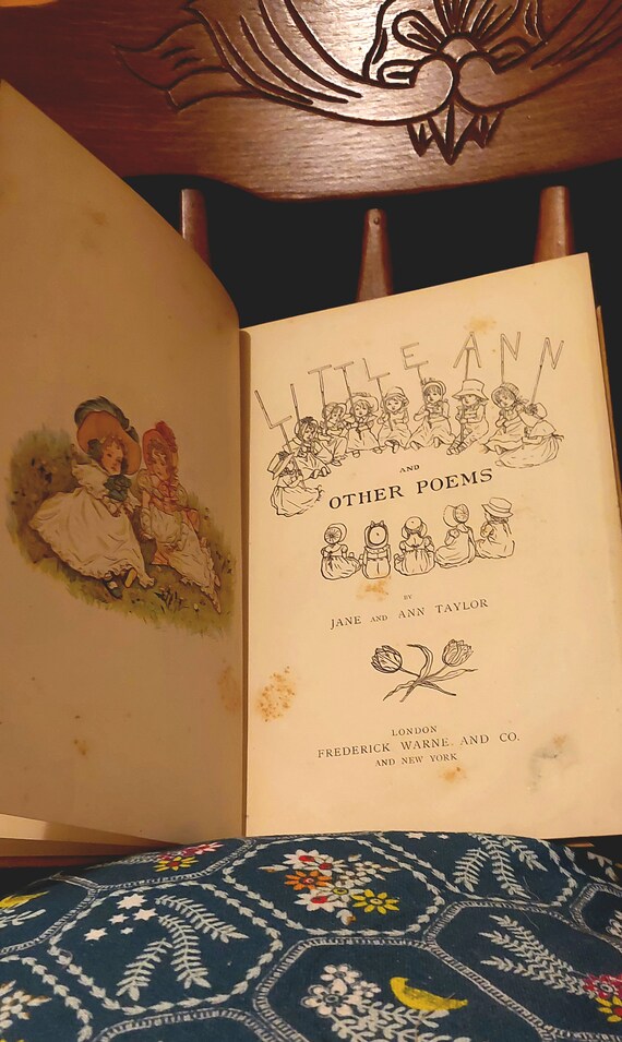 絵本 ケイト グリーナウェイ アン LITTLE ANN絵本 ケイト