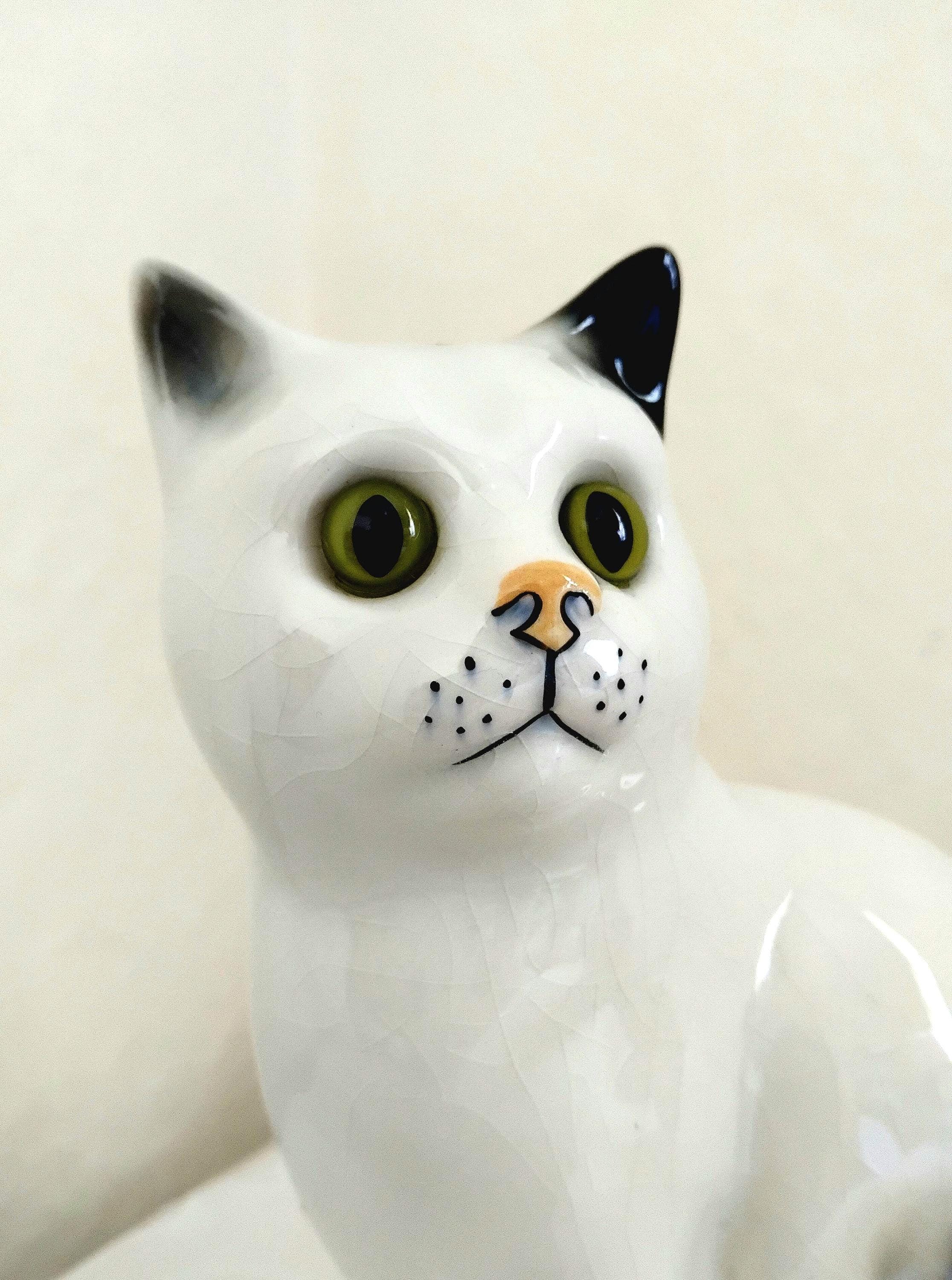 陶器製 猫の置物 Jenny Winstanley Jenny winstanley cat - Etsy 日本