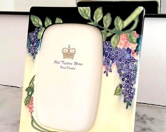 Lovely Charming Old Tuptonware photo frame. Made in the Tupton pottery in England by the local craftsmen of the time. Good Vintage condition