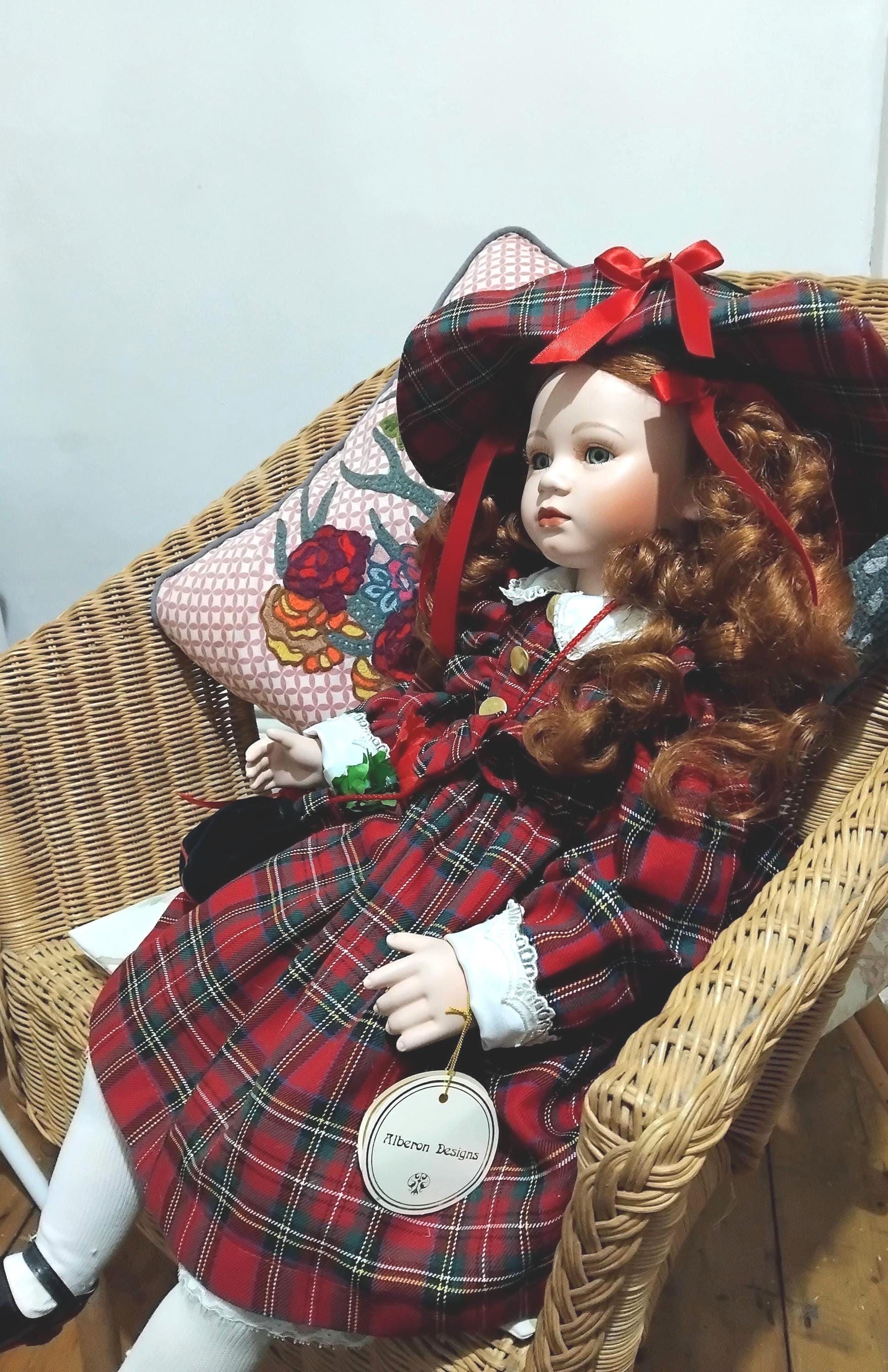 Alberon Porcelain Doll - Etsy