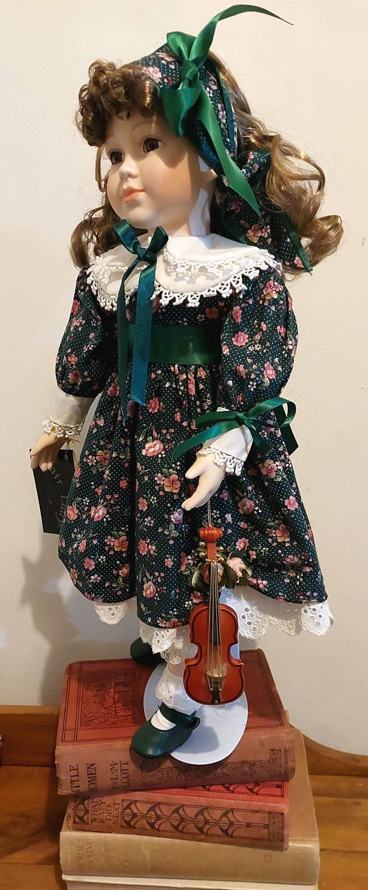 アンティーク イタリア製 人形 マイ・フェア・レディ風 貴族の女性