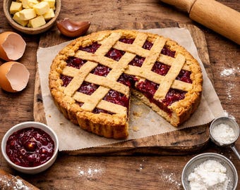Rustic Gluten-Free Jam Tart Recipe – Easy Homemade Italian Crostata Without Gluten, Simple Ingredients, Beginner Friendly Desserts