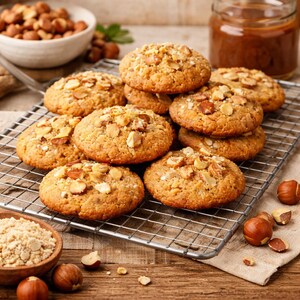 Crispy Gluten-Free Hazelnut Cookies Recipe Printable, Easy Homemade Biscotti alle Nocciole, Simple Italian Cookie Baking Guide
