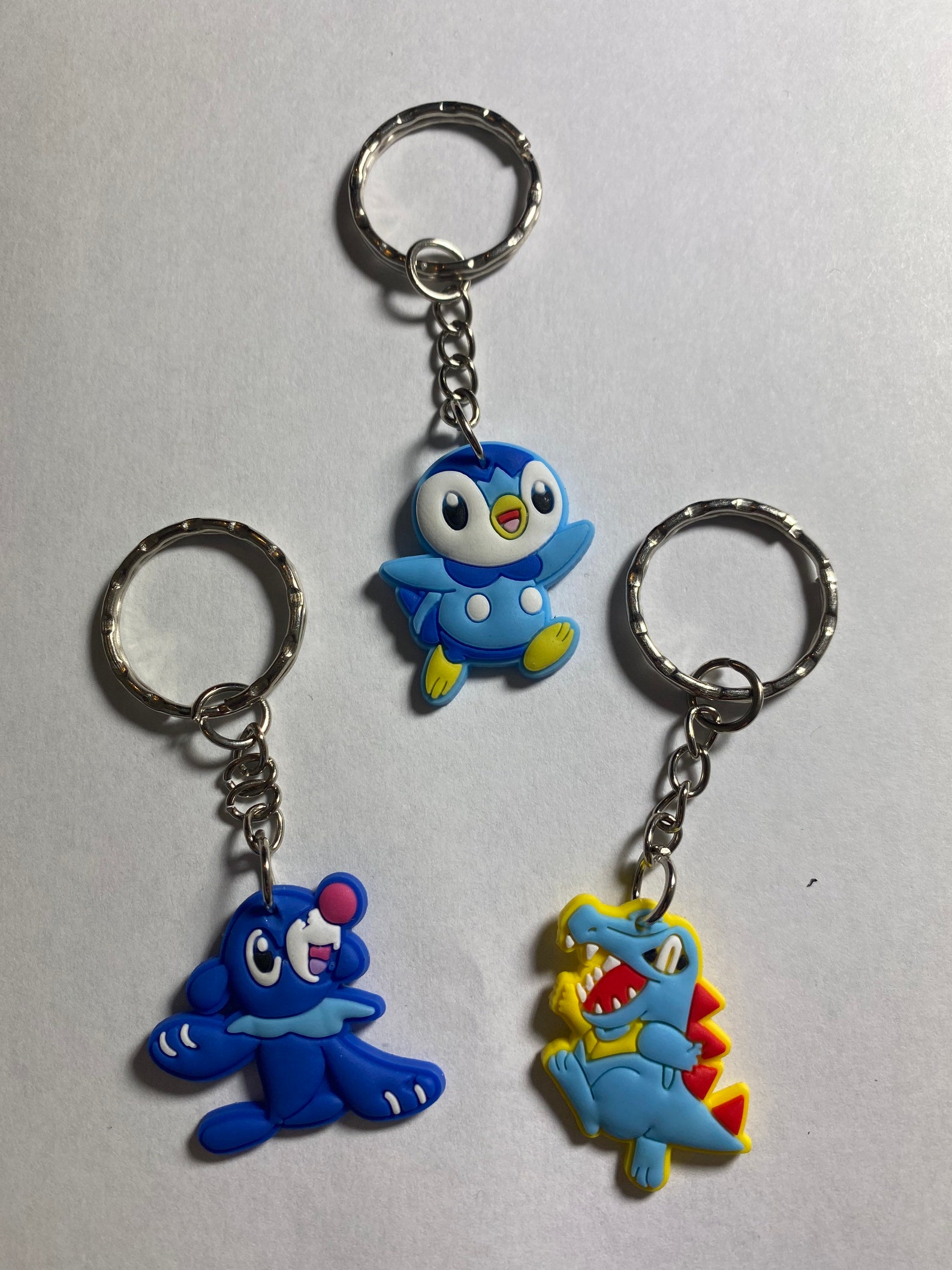 Super Cute Pokemon Keychains / Keyrings Handmade 3D Textured Etsy
